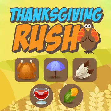 Thanksgiving Rush Ücretsiz Oyna - Renkli Puzzle Match-3 Oyunu