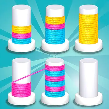 Thread Sort - Jeu de Puzzle Relaxant et Gratuit