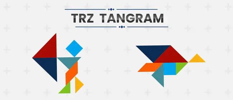 TRZ Tangram - Juego de rompecabezas para jugar en línea y gratis