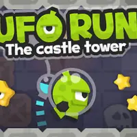 UFO Run. 城の塔で遊ぶ無料ゲーム - アクション冒険ゲーム