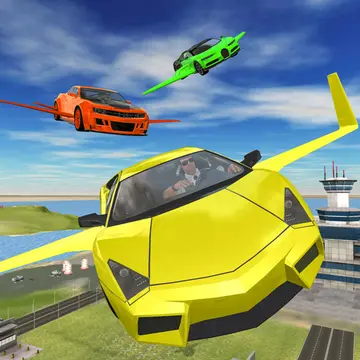 Ultimate Flying Car 3d 無料で遊べる空飛ぶ車レースゲーム