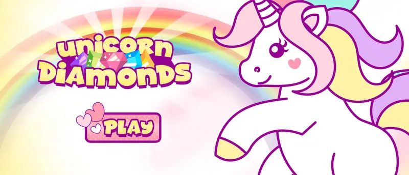 Unicorn Diamonds - Ücretsiz Eşleştirme Oyunu Oyna