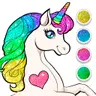 Unicorn Dress Up Coloring Book - Jogue Grátis e Offline