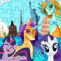 Unicorns Travel The World Puzzle - Juego Gratis para Niños y Adultos
