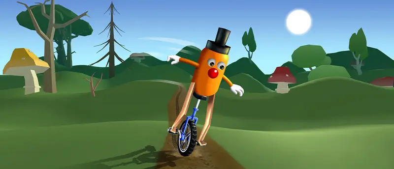 Unicycle Balance 3D - Juego de Equilibrio y Pedaleo en 3D Gratis