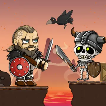 Vikings vs Skeletons - Kostenloses Online Spiel zum Spielen