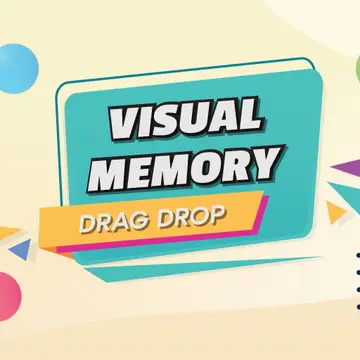 Visual Memory Drag Drop - Juego de Memoria y Rompecabezas Gratis