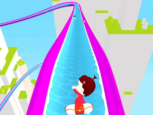 Water Slides.io - Kostenloses Wasser-Rennspiel online spielen
