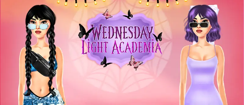 Wednesday Light Academia لعبة تلبيس بنات مجانية أونلاين