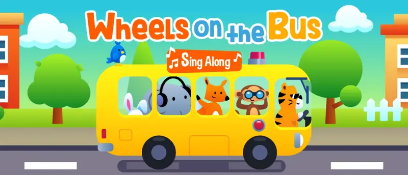 Wheels On the Bus 子供向け無料プレイゲーム - 乗車体験と学び遊び