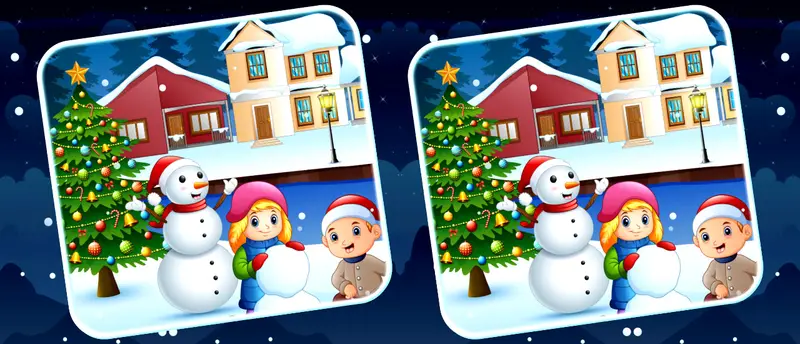 Winter Differences - Jogo de Encontrar Diferenças Online Grátis