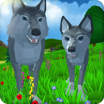 Wolf Simulator Wildtiere 3D – Kostenloses Tier-Simulationsspiel zum Spielen