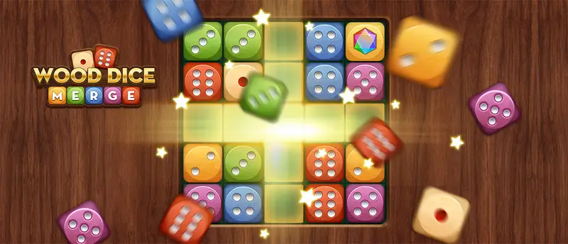 Wood Dice Merge