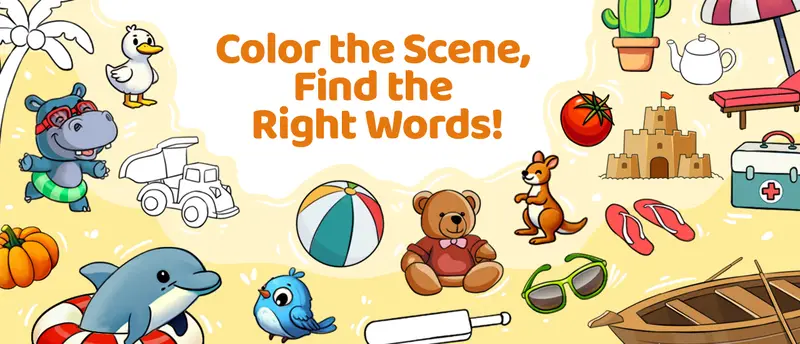 Word Art – Color Book Puzzle