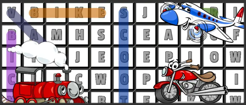 Word Search Transport