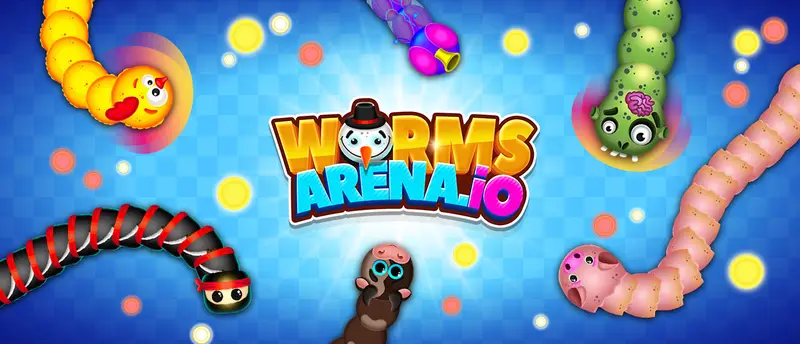 WormsArena.io لعبة الأفاعي على الإنترنت مجانًا