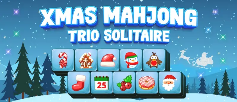 Xmas Mahjong Trio Solitaire