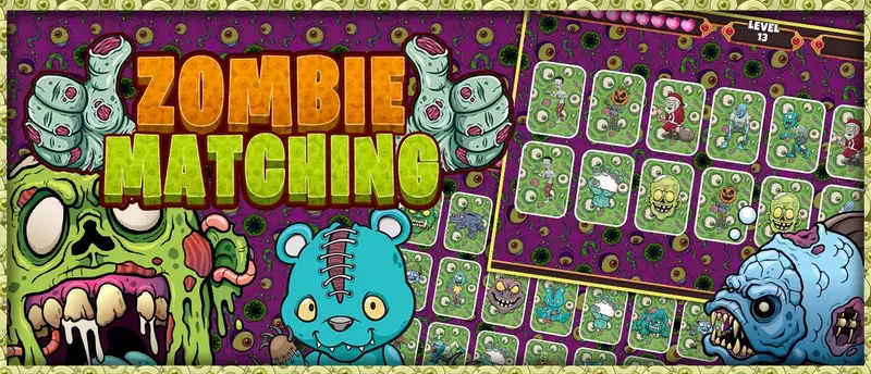 Zombie Card Games : Matching Card