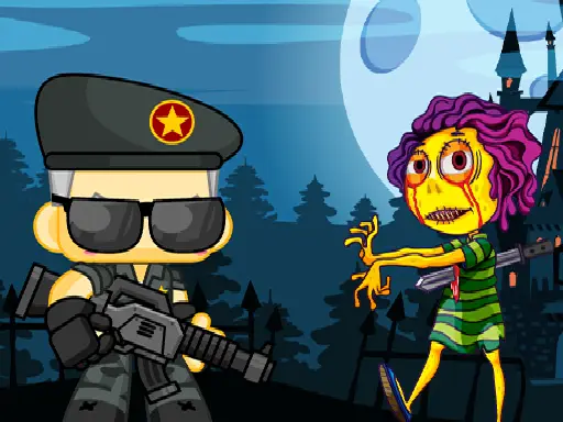 Zombie Shooter 2D - Juego de disparos y rompecabezas gratis