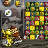 Zombie vs Warriors - Jogo de Ação Match 3 Grátis