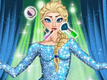 إلسا ميك أوفر - لعبة تلبيس وتجميل الأميرة مجانا
