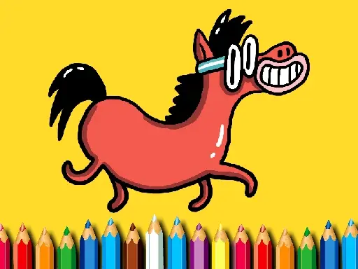 كتاب تلوين BTS Pony للعب وتلوين الأطفال مجاناً