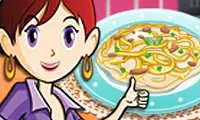 لعب لعبة Chicken Fettuccine: دروس الطبخ مع سارة مجاناً