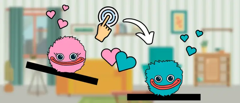 لعب لعبة Connect Hagi وKisi مجانًا عبر الإنترنت - ألعاب المطابقة والربط
