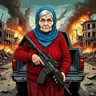 لعب لعبة Grandma with Machine-Gun: Apocalypsis مجانًا - إطلاق نار زومبي