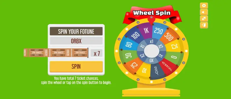 لعب لعبة عجلة الربح Robuxs Spin Wheel مجانًا على الإنترنت