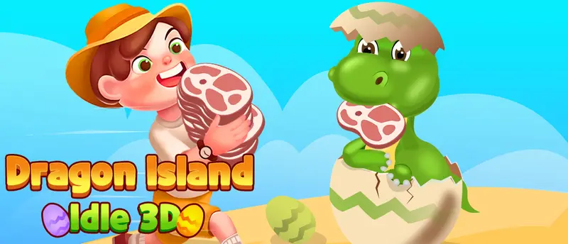 لعبة Dragon Island Idle 3D - لعبة استرخائية وتسلية ثلاثية الأبعاد
