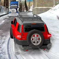 لعبة Heavy Jeep Winter Driving للقيادة في الثلوج مجانًا