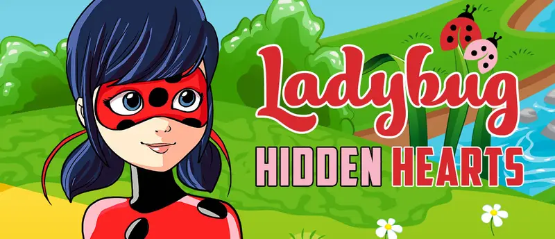 لعبة Ladybug Hidden Hearts المجانية للبحث عن القلوب المخفية للأطفال والمرح عبر الإنترنت