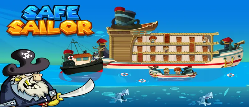 لعبة Safe Sailor المجانية للعب على الإنترنت - مغامرة القراصنة