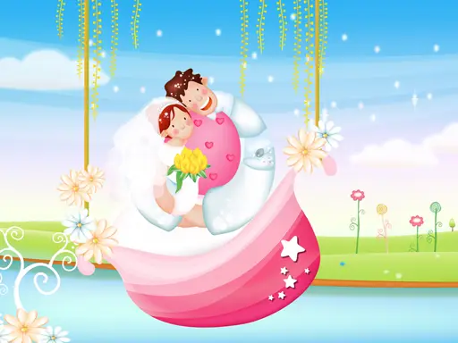 لعبة تركيب الصور Valentine Sweet Lover Puzzle مجانًا أونلاين