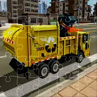 لعبة تركيب الصور شاحنات القمامة - لعبة تركيب الصور مجانية أونلاين