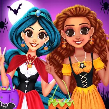 لعبة حفلة هالوين السعيدة للأصدقاء Bffs - ألعاب تلبيس مجانية