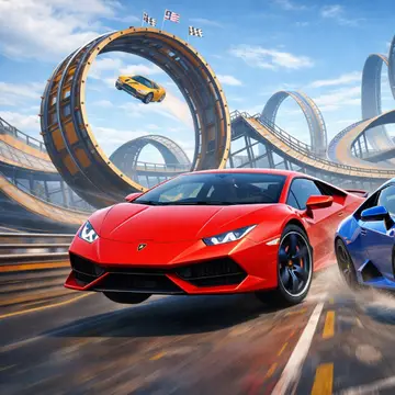 لعبة سباقات السيارات السريعة و stunt PvP مجاناً