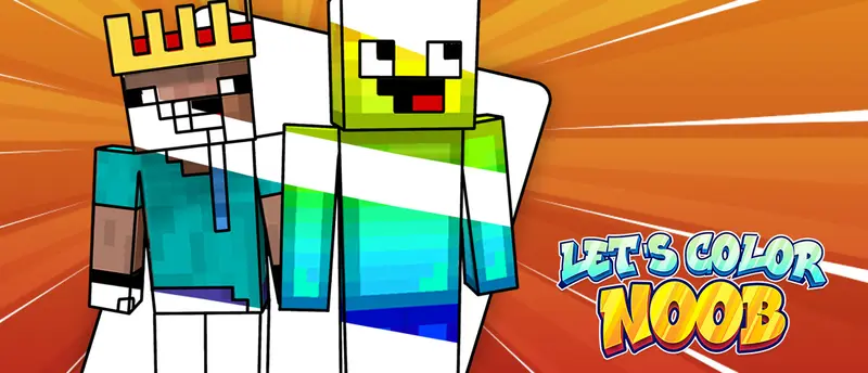 لنلعب لعبة Let's Color Noob - لعبة تلوين مجانية للأطفال