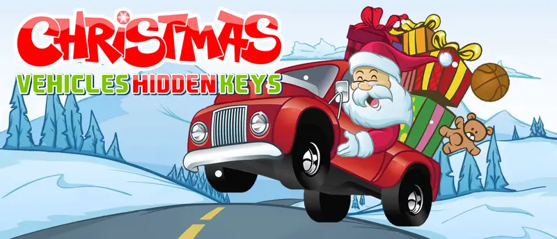 クリスマス Vehicles Hidden Keys 無料オンラインゲームで遊ぶ