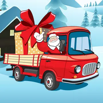 クリスマス Vehicles ジグソーパズル 無料で遊べるオンラインゲーム