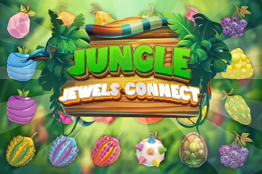 ジャングルジュエルズコネクト 無料で遊べるマッチングパズルゲーム
