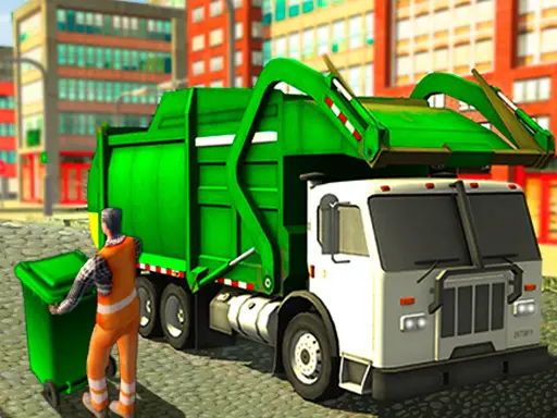 リアルゴミ収集車ゲーム - ドライビングシミュレーターとゴミ収集車レース